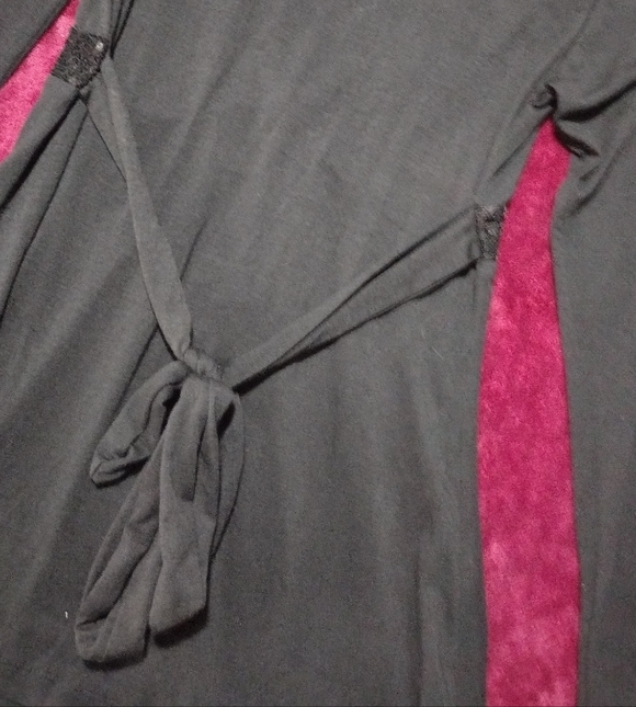 Black Long Sleeve Top with Sequin Detail - Picture 12 of 12